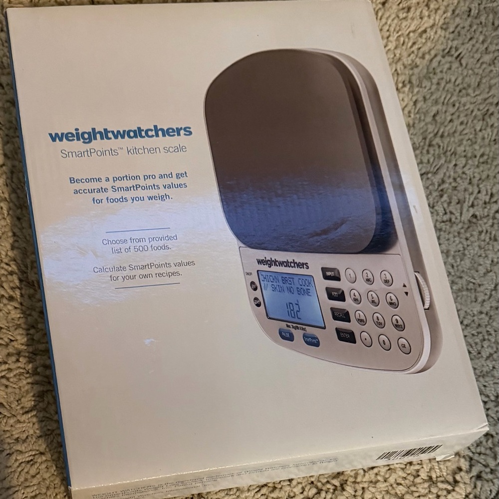 Weight Watchers SmartPoints Kitchen Scale - White and Blue